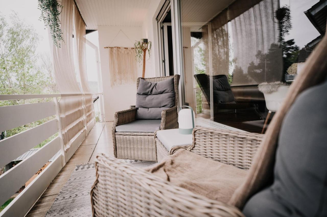 Soonwald Apartment Mit Garten & Hot Tube ชตรอมแบร์ก ภายนอก รูปภาพ