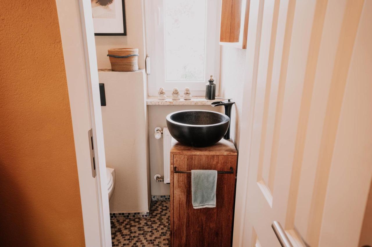Soonwald Apartment Mit Garten & Hot Tube ชตรอมแบร์ก ภายนอก รูปภาพ
