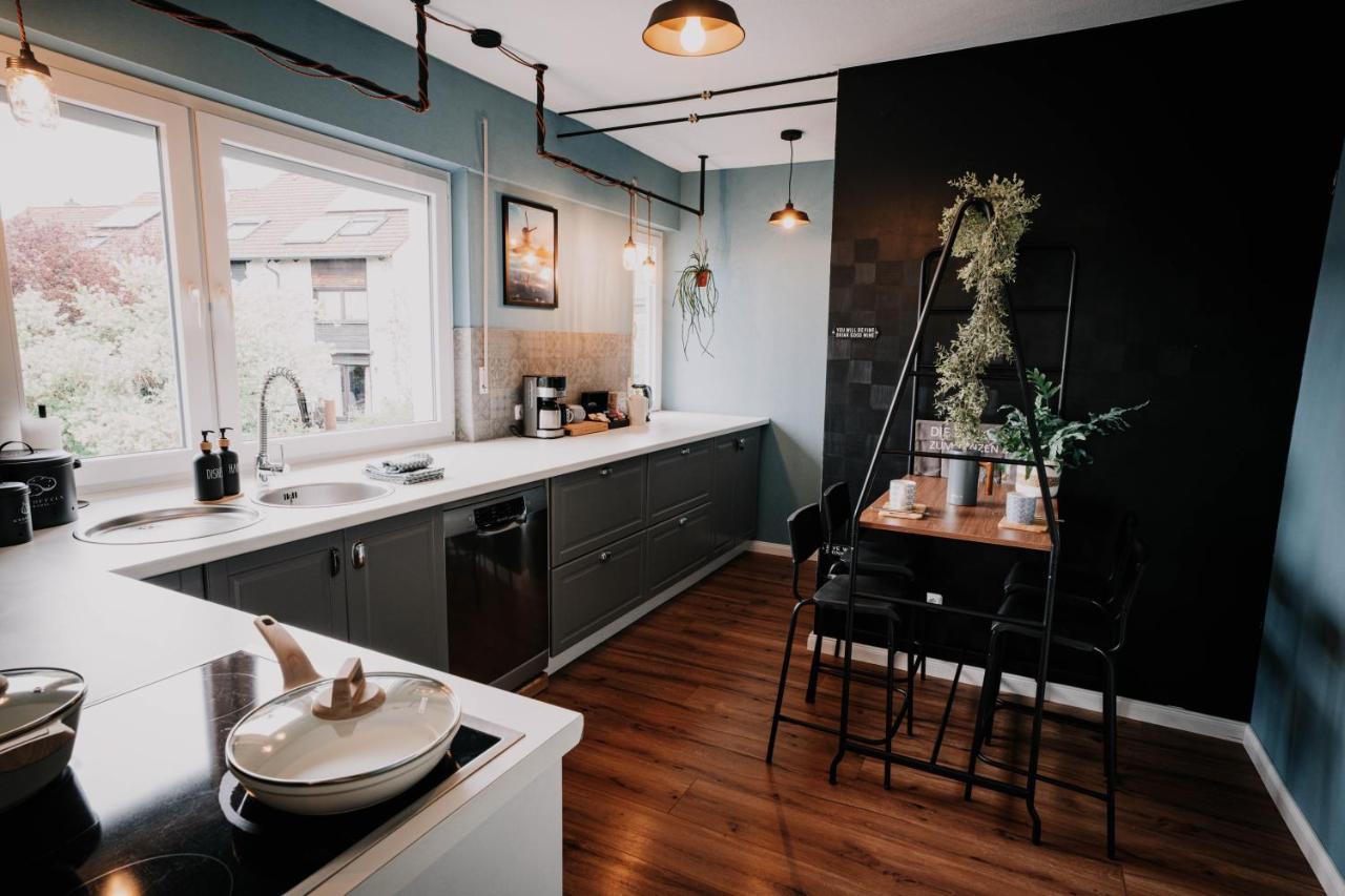Soonwald Apartment Mit Garten & Hot Tube ชตรอมแบร์ก ภายนอก รูปภาพ