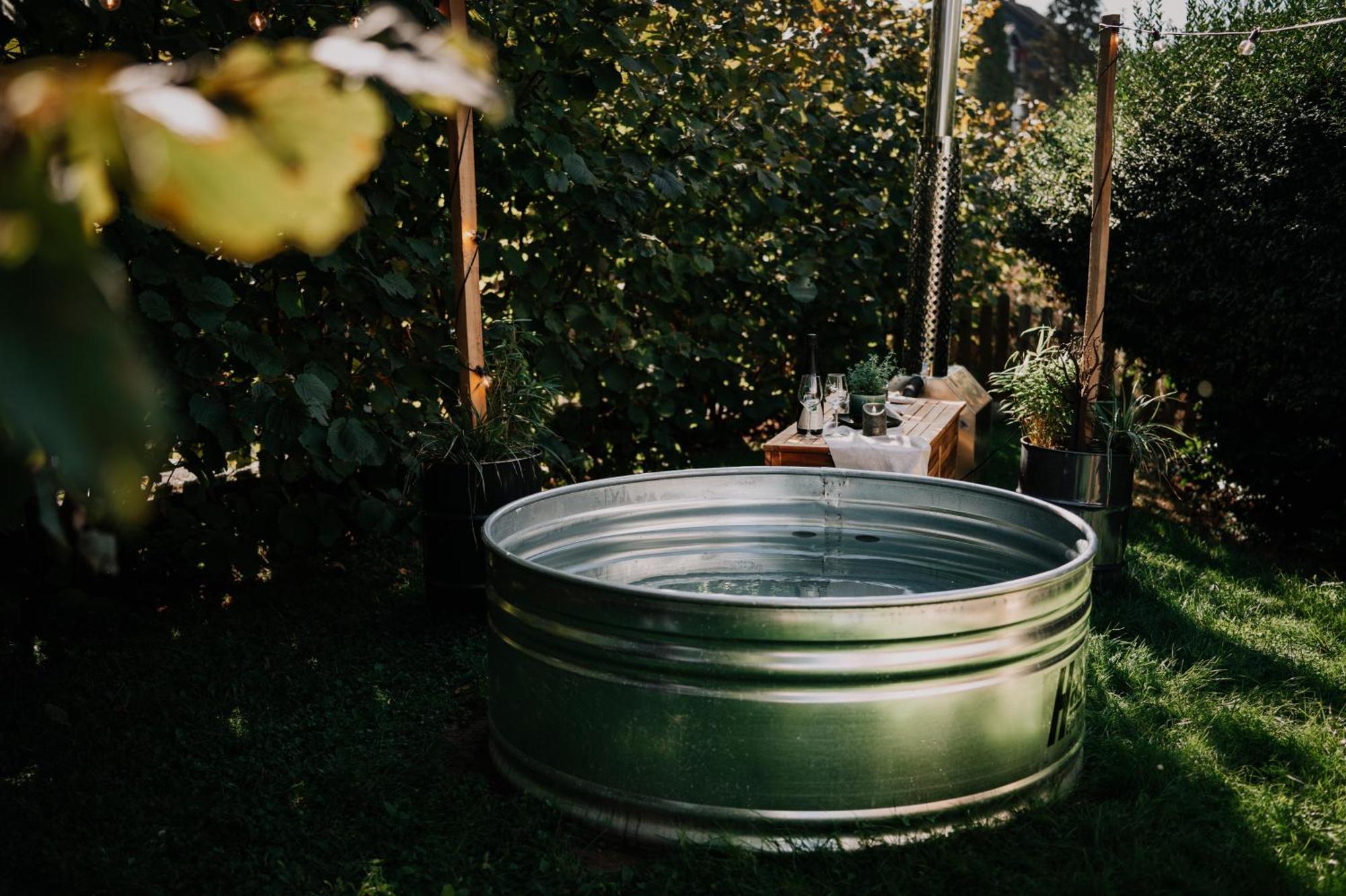 Soonwald Apartment Mit Garten & Hot Tube ชตรอมแบร์ก ภายนอก รูปภาพ
